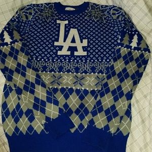 dodgers xmas sweater